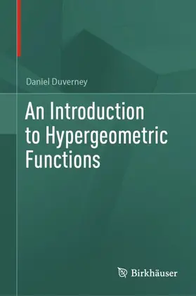 Duverney |  An Introduction to Hypergeometric Functions | Buch |  Sack Fachmedien