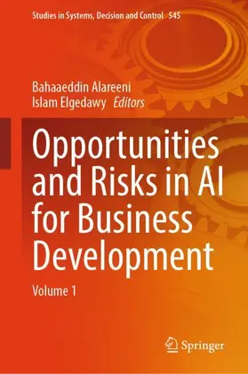 Elgedawy / Alareeni |  Opportunities and Risks in AI for Business Development | Buch |  Sack Fachmedien