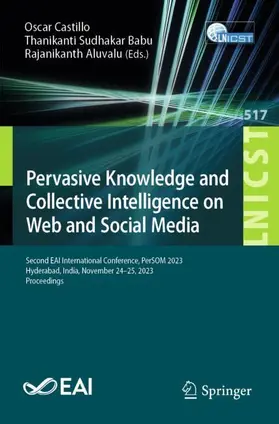 Castillo / Aluvalu / Sudhakar Babu |  Pervasive Knowledge and Collective Intelligence on Web and Social Media | Buch |  Sack Fachmedien