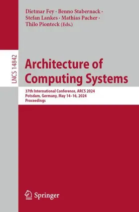 Fey / Stabernack / Pionteck |  Architecture of Computing Systems | Buch |  Sack Fachmedien