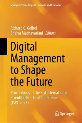 Machavariani / Geibel |  Digital Management to Shape the Future | Buch |  Sack Fachmedien