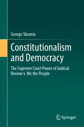 Skouras |  Constitutionalism and Democracy | Buch |  Sack Fachmedien