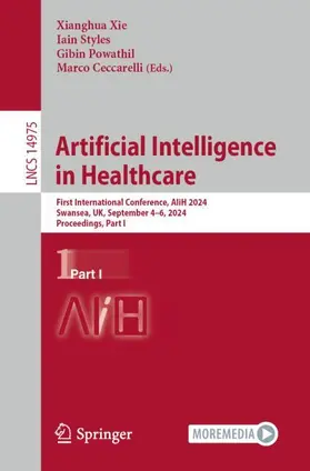 Xie / Ceccarelli / Styles |  Artificial Intelligence in Healthcare | Buch |  Sack Fachmedien