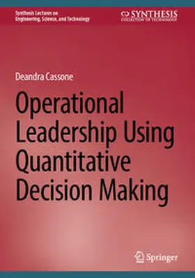 Cassone |  Operational Leadership Using Quantitative Decision Making | eBook | Sack Fachmedien