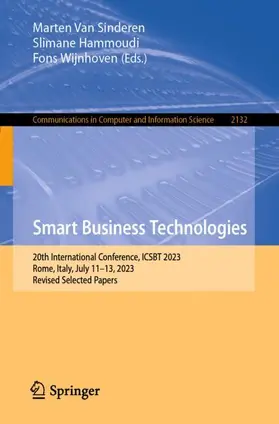 Van Sinderen / Wijnhoven / Hammoudi |  Smart Business Technologies | Buch |  Sack Fachmedien