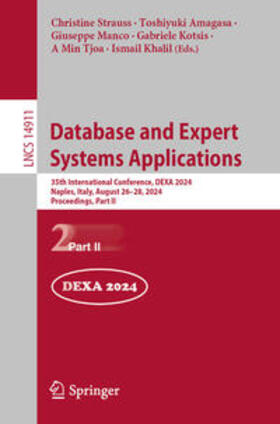 Strauss / Amagasa / Manco |  Database and Expert Systems Applications | eBook | Sack Fachmedien