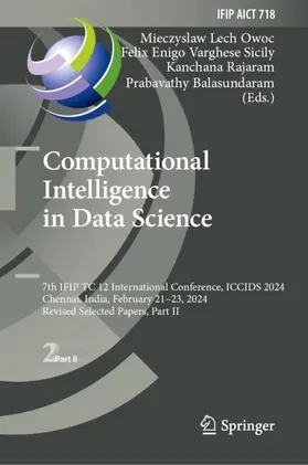 Owoc / Balasundaram / Varghese Sicily |  Computational Intelligence in Data Science | Buch |  Sack Fachmedien