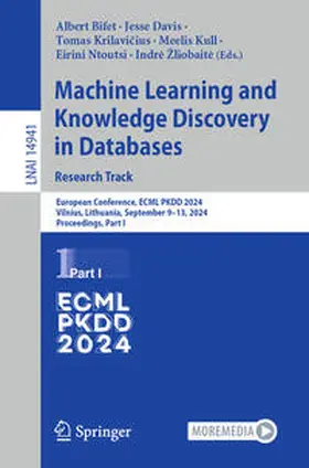 Bifet / Davis / Krilavicius |  Machine Learning and Knowledge Discovery in Databases. Research Track | eBook | Sack Fachmedien