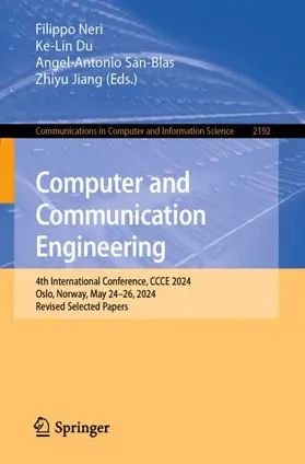 Neri / Jiang / Du |  Computer and Communication Engineering | Buch |  Sack Fachmedien