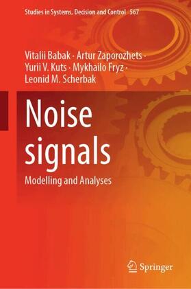 Babak / Zaporozhets / Kuts |  Noise signals | Buch |  Sack Fachmedien