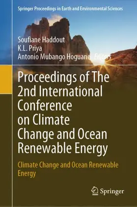 Haddout / Hoguane / Priya | Proceedings of The 2nd International Conference on Climate Change and Ocean Renewable Energy | Buch | 978-3-031-71554-9 | sack.de