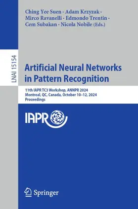 Suen / Krzyzak / Nobile |  Artificial Neural Networks in Pattern Recognition | Buch |  Sack Fachmedien