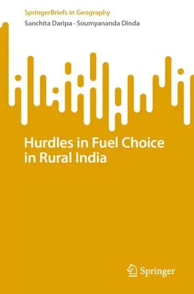 Dinda / Daripa |  Hurdles in Fuel Choice in Rural India | Buch |  Sack Fachmedien