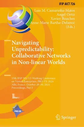 Camarinha-Matos / Barthe-Delanoë / Ortiz |  Navigating Unpredictability: Collaborative Networks in Non-linear Worlds | Buch |  Sack Fachmedien