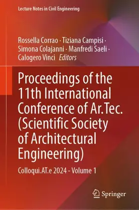 Corrao / Campisi / Vinci |  Proceedings of the 11th International Conference of Ar.Tec. (Scientific Society of Architectural Engineering) | Buch |  Sack Fachmedien