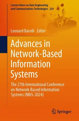 Barolli |  Advances in Network-Based Information Systems | Buch |  Sack Fachmedien