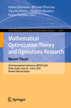 Eremeev / Khachay / Kochetov | Mathematical Optimization Theory and Operations Research: Recent Trends | E-Book | sack.de