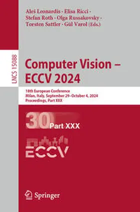 Leonardis / Ricci / Roth |  Computer Vision – ECCV 2024 | eBook | Sack Fachmedien