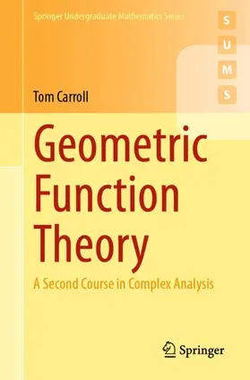 Carroll |  Geometric Function Theory | Buch |  Sack Fachmedien