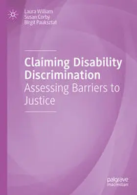 William / Corby / Pauksztat | Claiming Disability Discrimination | E-Book | sack.de