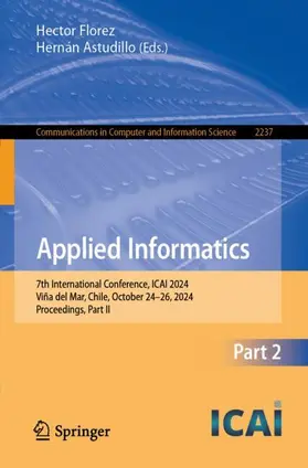 Astudillo / Florez |  Applied Informatics | Buch |  Sack Fachmedien