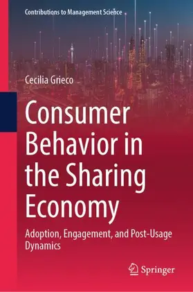 Grieco |  Consumer Behavior in the Sharing Economy | Buch |  Sack Fachmedien