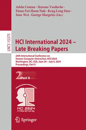 Coman / Vasilache / Fui-Hoon Nah | HCI International 2024 – Late Breaking Papers | E-Book | sack.de