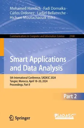 Hamlich / Dornaika / Moutachaouik |  Smart Applications and Data Analysis | Buch |  Sack Fachmedien