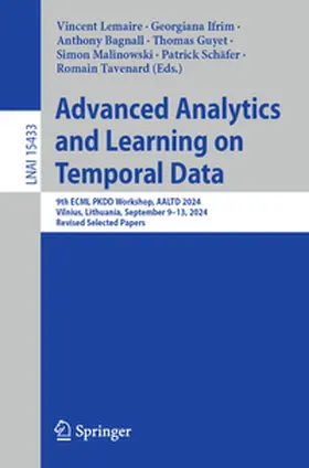 Lemaire / Ifrim / Bagnall |  Advanced Analytics and Learning on Temporal Data | eBook | Sack Fachmedien