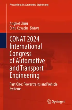 Covaciu / Chiru |  CONAT 2024 International Congress of Automotive and Transport Engineering | Buch |  Sack Fachmedien