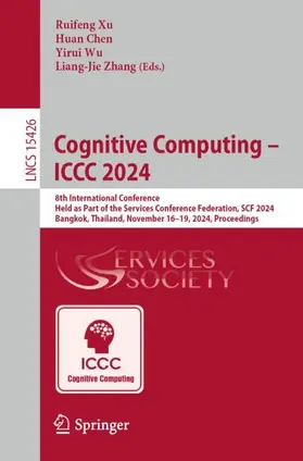 Xu / Zhang / Chen |  Cognitive Computing - ICCC 2024 | Buch |  Sack Fachmedien