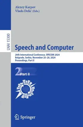 Karpov / Delic / Delic |  Speech and Computer | Buch |  Sack Fachmedien