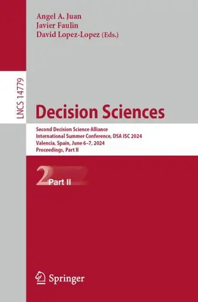 Juan / Lopez-Lopez / Faulin |  Decision Sciences | Buch |  Sack Fachmedien