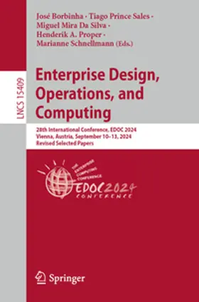 Borbinha / Prince Sales / Da Silva |  Enterprise Design, Operations, and Computing | eBook | Sack Fachmedien