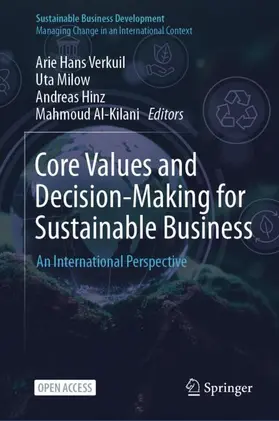 Verkuil / Milow / Hinz |  Core Values and Decision-Making for Sustainable Business | Buch |  Sack Fachmedien