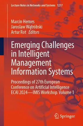 Hernes / Rot / Watróbski |  Emerging Challenges in Intelligent Management Information Systems | Buch |  Sack Fachmedien