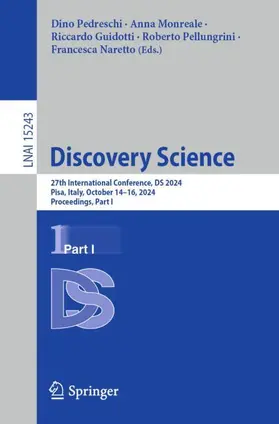 Pedreschi / Monreale / Naretto |  Discovery Science | Buch |  Sack Fachmedien