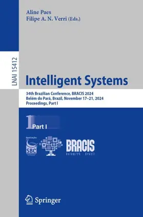 Verri / Paes |  Intelligent Systems | Buch |  Sack Fachmedien