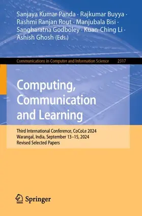 Panda / Buyya / Rout |  Computing, Communication and Learning | Buch |  Sack Fachmedien