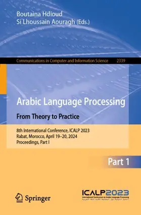 Aouragh / Hdioud |  Arabic Language Processing: From Theory to Practice | Buch |  Sack Fachmedien