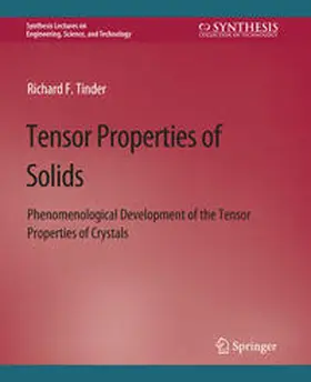 Tinder |  Tensor Properties of Solids, Part Two | eBook | Sack Fachmedien