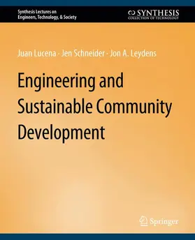 Lucena / Leydens / Schneider |  Engineering and Sustainable Community Development | Buch |  Sack Fachmedien