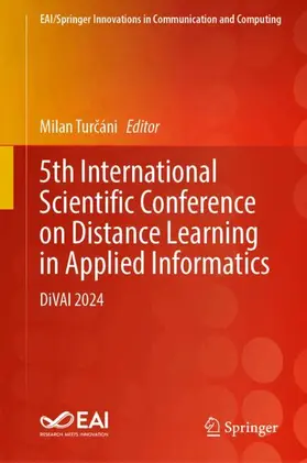 Turcáni / Turcáni |  15th International Scientific Conference on Distance Learning in Applied Informatics | Buch |  Sack Fachmedien