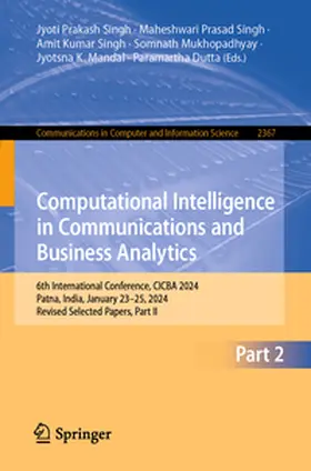 Singh / Mukhopadhyay / Mandal | Computational Intelligence in Communications and Business Analytics | E-Book | sack.de