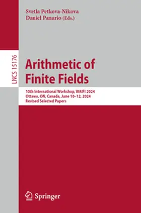 Petkova-Nikova / Panario |  Arithmetic of Finite Fields | eBook | Sack Fachmedien