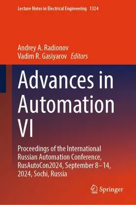 Gasiyarov / Radionov |  Advances in Automation VI | Buch |  Sack Fachmedien