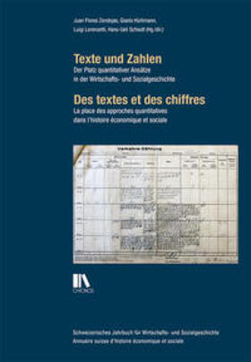 Flores Zendejas / Hürlimann / Lorenzetti | Texte und Zahlen / Des textes et des chiffres | Buch | 978-3-0340-1524-0 | sack.de