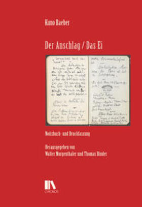 Raeber / Morgenthaler / Binder |  Der Anschlag / Das Ei | Buch |  Sack Fachmedien