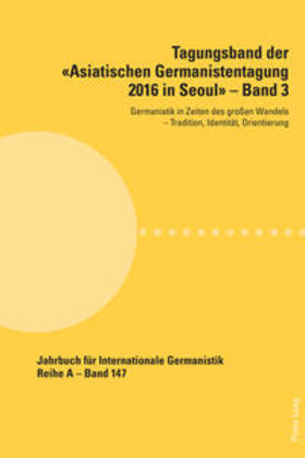Oh |  Tagungsband der «Asiatischen Germanistentagung 2016 in Seoul» ¿ Band 3 | Buch |  Sack Fachmedien