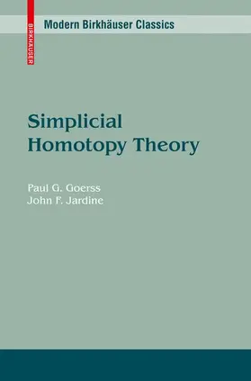 Goerss / Jardine |  Simplicial Homotopy Theory | Buch |  Sack Fachmedien